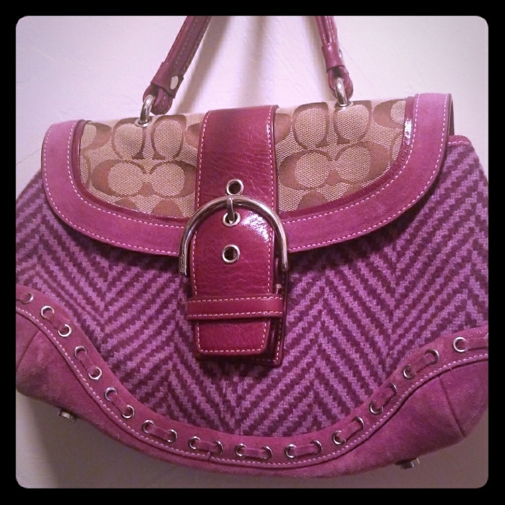Coach lavender tweed